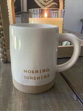 Magnolia Hearth & Hand Stoneware Morning‎ Sunshine Coffee Tea Mug Target Ltd Ed